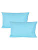 JACK 2er Set Outdoor Kissenhülle 30x50cm Uni in Hellblau