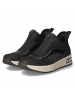 rieker Slip On Sneaker in schwarz