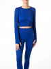 Nur Die  Leggings NUR DIE x KILIAN KERNER Leggings in Ripp-Optik in blue