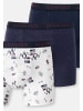 Schiesser Retro Short / Pant Kids Boys 95/5 Organic Cotton in Dunkelblau gemustert