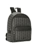 Lacoste The Blend - Rucksack aus Canvas 40 cm in allover monogram black