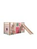 58 aufm Kessel KINDERBETT mit Rutsche Karolina Massivholz Natur Textilset Spring 3