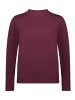 Betty Barclay Strickpullover mit Stehkragen in Dark Aubergine
