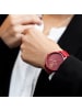 Oozoo Analog-Armbanduhr Oozoo Timepieces rot groß (ca. 42mm)