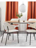 Beliani 2er-Set Esszimmerstuhl KENAI in Beige/Schwarz
