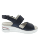 WALDLÄUFER H-Dina Keilsandalette Blau