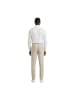 Gianni Lupo Beige Leinen Freizeithose