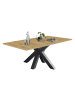 58 aufm Kessel ESSTISCH ausziehbar Ela 1 160 x 90 x 75 Esszimmertisch Graphit/Asteiche