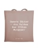 Mr. & Mrs. Panda Uni Tasche Spruch Bäcker Helden mit Spruch in Braun Pastell
