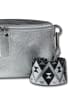 Florence Gürteltasche Leder silber, mehrfarbig ca. 25cm