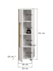 xonox.home Vitrine  (B/H/T: 30x112x33 cm) in weiß