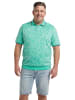 Men Plus Poloshirt in blaugrün