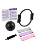 6-tlg. Pilates Set in Schwarz