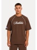 SMILODOX Oversized T-Shirt Sildano in Braun