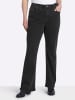 sheego Bootcut-Jeans in black denim