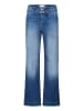 CARTOON Stretch-Jeans mit Stickerei in Blau
