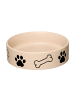 Ritzenhoff & Breker Futternapf Mika Dog in Beige ø 18 cm in beige
