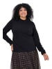 Ulla Popken Longshirt in schwarz