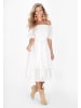 IZIA Women Dress in white