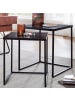 KADIMA DESIGN Wohnzimmertisch 2er Set Metall Beistelltisch Eckig , Design