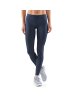 skins Kompressionshose DNAmic Long Tights in Navy Blue
