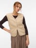 Vero Moda Teddyfell Weste in Oatmeal