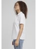 Urban Classics Urban Classics Ladies Polo Shirt in white