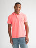 Klassisches Poloshirt Wave in Rosa
