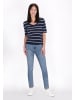 usha BLUE LABEL Women Sweater in navy white