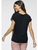Laura Scott Shirtbluse in schwarz-rosa-gemustert