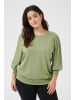 KAFFE curve Strickpullover KCloni in Oil Green