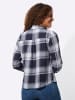 WITT WEIDEN Flanell-Bluse in marine-weiß-kariert