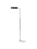 Beliani Stehleuchten DERWENT in Silber - (W) 17 x (H) 121 x (L) 42 cm