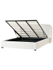 Beliani Doppelbett BERNAY in Weiß - (W) 210 x (H) 115 x (L) 219 cm