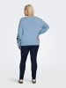ONLY Carmakoma Strickpullover in Soft Chambray