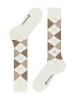 Burlington Marylebone Kniestrumpf in Off-white