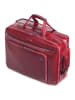 Piquadro Blue Square 2-Rollen Businesstrolley Leder 51 cm Laptopfach in red