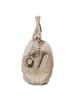 Florence Schultertasche, Henkeltasche Leder helltaupe, braun ca. 42cm