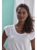 Beach Time Kurzarmshirt in creme
