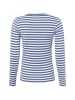 brookshire Langarmshirt in blau weiß - 0004