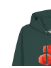 wat? Apparel Sweatshirt Poppy Flowers in Glazed Green