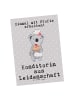 Mr. & Mrs. Panda Wanddeko Konditorin Leidenschaft mit Spruch in Grau Pastell
