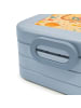 Mr. & Mrs. Panda Brotdose Toast Party Design ohne Spruch in Blau Pastell
