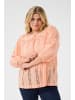 KAFFE curve Bluse langarm KCrandi Regular fit in Peach Nectar