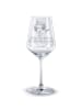 Mr. & Mrs. Panda Rotwein Glas Rabe Sombrero mit Spruch in Transparent
