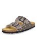 MIDS MOMO Zweiriemer-Pantolette in Leo