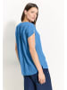 Cecil Halbarmbluse in Azure Blue