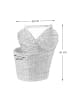 CALICOSY Aufbewahrungskorb 22194 in Helles - (W) 50  x (H) 15  x (L) 15  cm