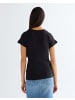 Wrangler T-Shirt Capped Rib in Black