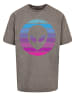 F4NT4STIC Oversize T-Shirt Alien Kopf in Asphalt